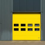 insulated sectional door, overhead door windows, Holzer Commercial Doors,
