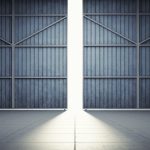 Bright,Light,In,Open,Hangar,Doors
