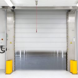 High Speed Cooler Doors, Clean Room Doors, Pharmaceutical, Industrial Doors, Holzer Commercial Doors