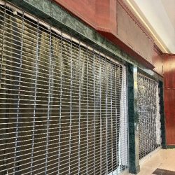 coiling grille storefront security