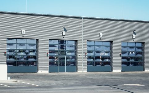 Full View Sectional Doors, Holzer Commercial Doors, Man Doors in Roll Up Doors, Wicket Doors, Pass through Doors